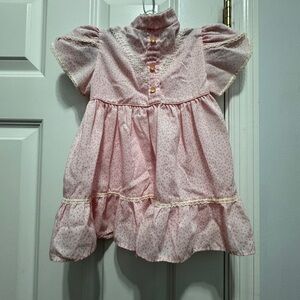 Vintage size 4 pink dress